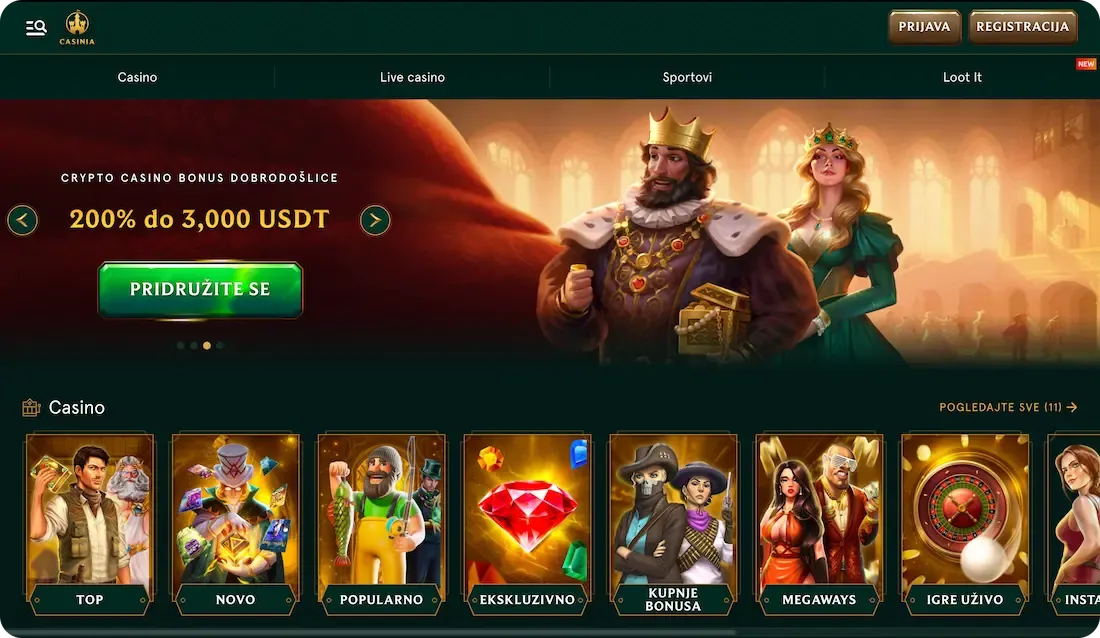 casinia casino stranica